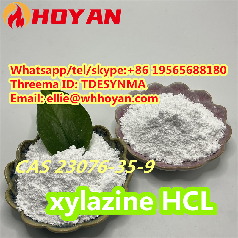 High Quality CAS 23076-35-9 Xylazine hydrochloride with best price +86 19565688180